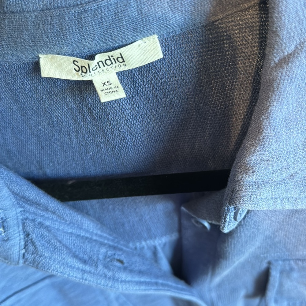 Splendid Amara Pocket Button Down Long Sleeve XS NWT - Picture 6 of 6